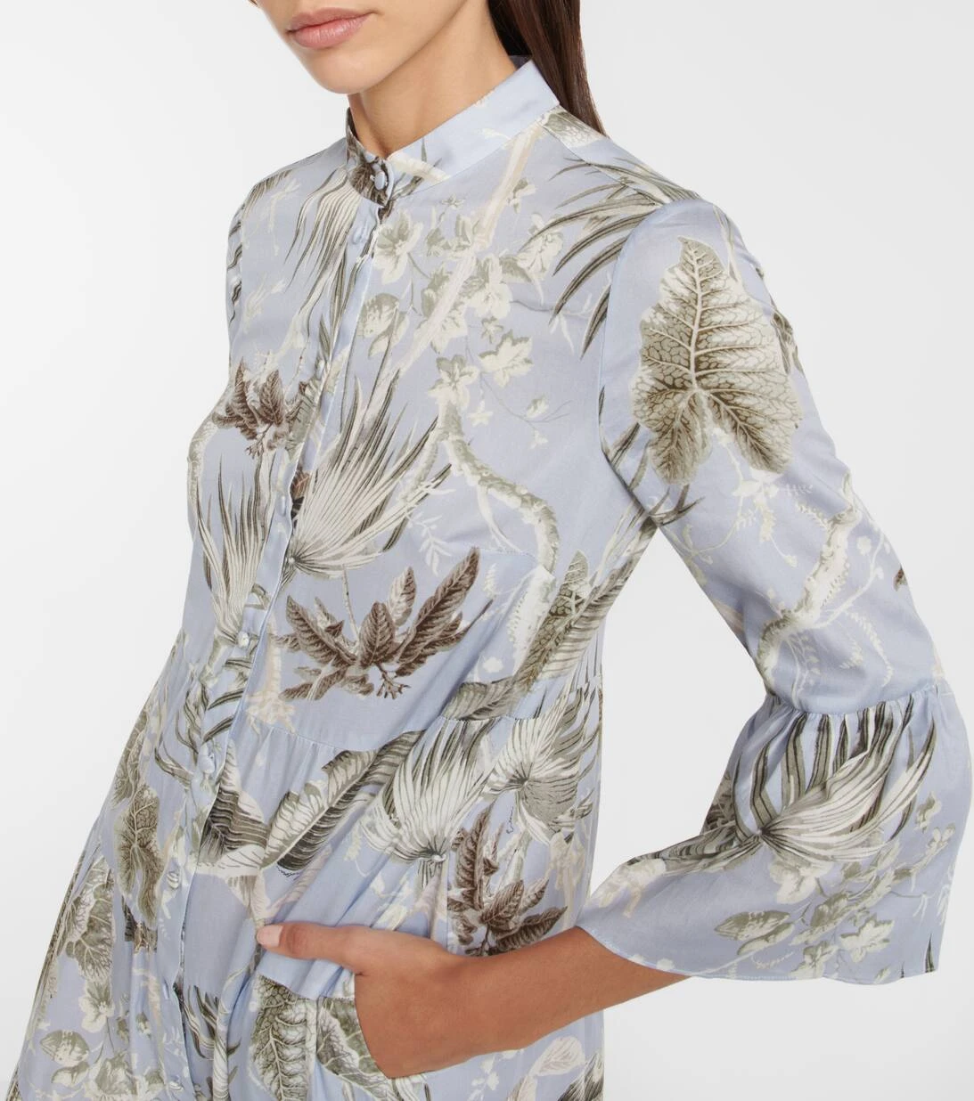 Erdem Midikleid Panthea Aus Baumwolle 4 Erdem Midikleid Panthea Aus Baumwolle – Bild 4