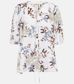 Erdem Bluse Eleni Aus Leinen