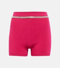 Paco Rabanne Verzierte High-Rise Shorts