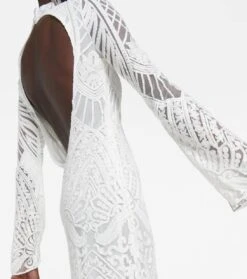 Bridal Midikleid Borghese Aus Spitze -LORO PIANA Verkaufsgeschäft P00739174 d2