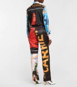 JW Anderson Bedruckte Hose Aus Satin 7 JW Anderson Bedruckte Hose Aus Satin -LORO PIANA Verkaufsgeschäft P00740521 b2