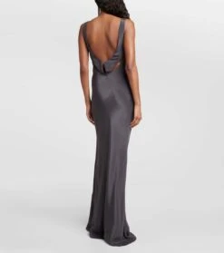 Maxikleid Aus Seidensatin -LORO PIANA Verkaufsgeschäft P00740978 b2