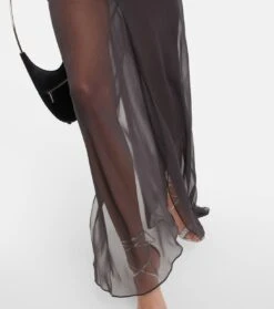 Maxikleid Aus Seide -LORO PIANA Verkaufsgeschäft P00740981 d2