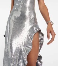 Robe Mit Pailletten 10 Robe Mit Pailletten -LORO PIANA Verkaufsgeschäft P00741669 d2