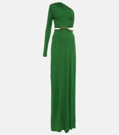 Victoria Beckham One-Shoulder-Robe Aus Jersey