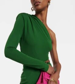 Victoria Beckham One-Shoulder-Robe Aus Jersey -LORO PIANA Verkaufsgeschäft P00742392 d1