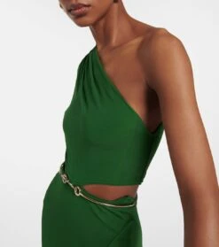 Victoria Beckham One-Shoulder-Robe Aus Jersey -LORO PIANA Verkaufsgeschäft P00742392 d3