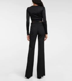 Versace High-Rise-Hose Aus Wolle -LORO PIANA Verkaufsgeschäft P00742537 b2