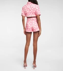 Bedruckte High-Rise Jeansshorts -LORO PIANA Verkaufsgeschäft P00743262 b2