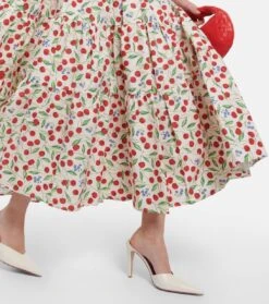 Carolina Herrera Midikleid Aus Einem Baumwollgemisch -LORO PIANA Verkaufsgeschäft P00744472 d2