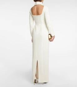 Robe Georgia Aus Crêpe -LORO PIANA Verkaufsgeschäft P00745277 b2