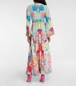 Camilla Verziertes Maxikleid Aus Seide -LORO PIANA Verkaufsgeschäft P00746240 b2