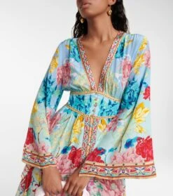 Camilla Verziertes Maxikleid Aus Seide -LORO PIANA Verkaufsgeschäft P00746240 d1