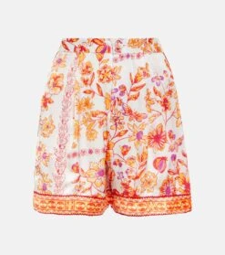Bedruckte Shorts Isabelle Aus Satin
