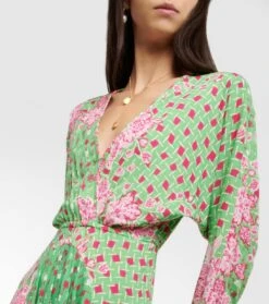 Bedrucktes Maxikleid Ilona -LORO PIANA Verkaufsgeschäft P00746553 d1