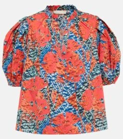 ULLA JOHNSON Top Tillie Aus Baumwollpopeline