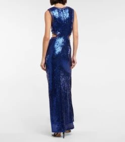 Staud Maxikleid Mit Pailletten Und Cut-outs -LORO PIANA Verkaufsgeschäft P00748859 b2