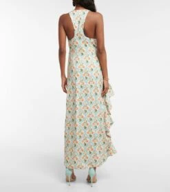 Bedrucktes Maxikleid Gerbera Aus Leinen -LORO PIANA Verkaufsgeschäft P00749465 b2