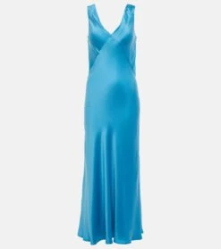 Slipdress Bordeaux Aus Seide