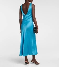 Slipdress Bordeaux Aus Seide -LORO PIANA Verkaufsgeschäft P00749714 b2