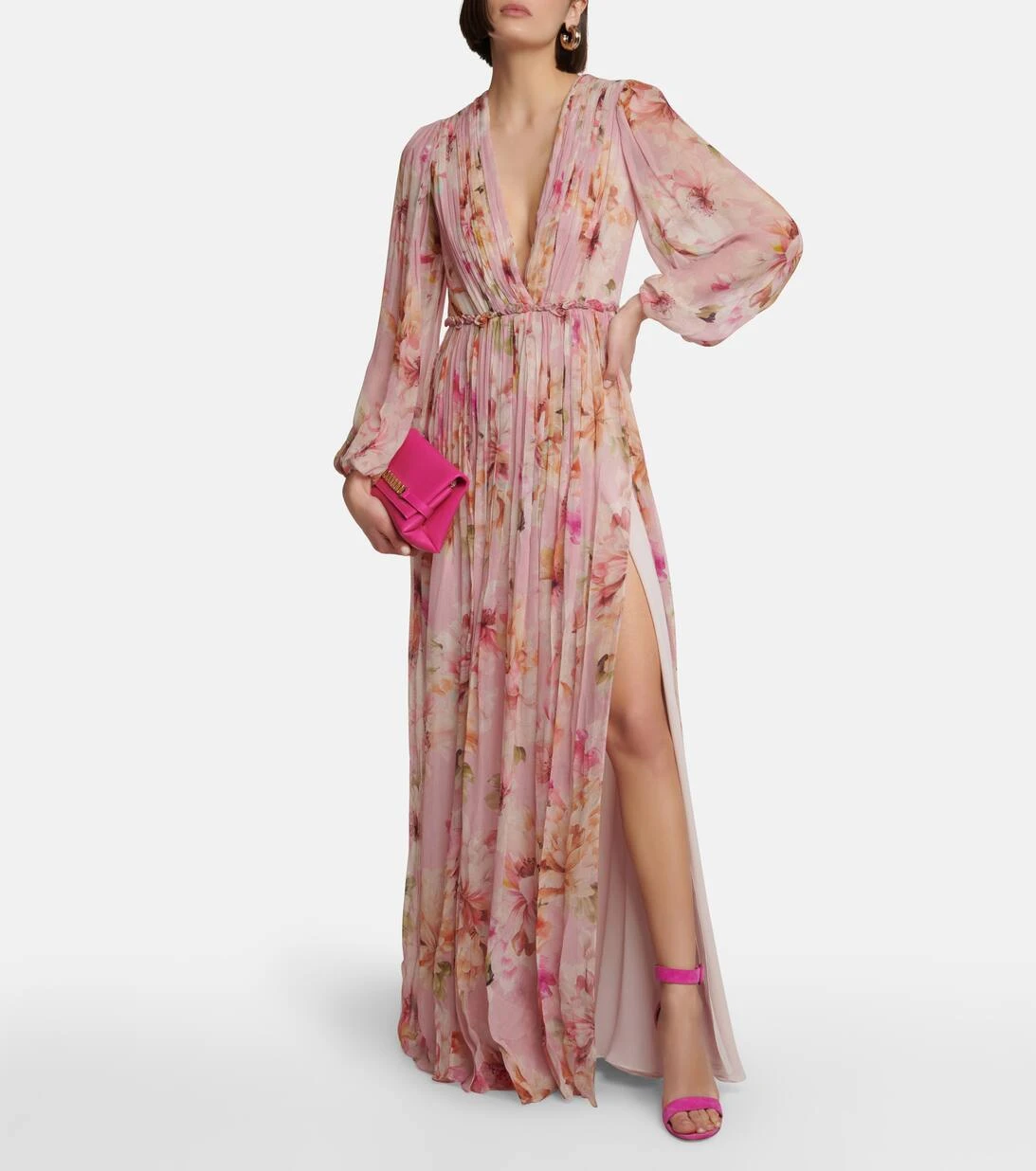 Robe Gianna Aus Georgette 2 Robe Gianna Aus Georgette – Bild 2