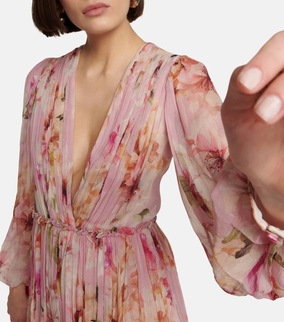 Robe Gianna Aus Georgette 4 Robe Gianna Aus Georgette – Bild 4