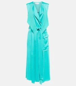 Victoria Beckham Midikleid Trench Aus Crêpe