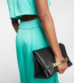 Victoria Beckham Midikleid Trench Aus Crêpe -LORO PIANA Verkaufsgeschäft P00750006 d3