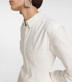 Dion Lee Bustier-Hemd Aus Baumwollpopeline -LORO PIANA Verkaufsgeschäft P00750236 d1