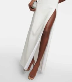 GIAMBATTISTA VALLI Robe Mit Tüll -LORO PIANA Verkaufsgeschäft P00750323 d2