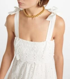 Maxikleid Aus Baumwolle -LORO PIANA Verkaufsgeschäft P00750517 d1