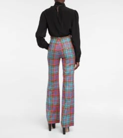Vivienne Westwood Weite High-Rise-Hose Aus Wolle 7 Vivienne Westwood Weite High-Rise-Hose Aus Wolle -LORO PIANA Verkaufsgeschäft P00750527 b2