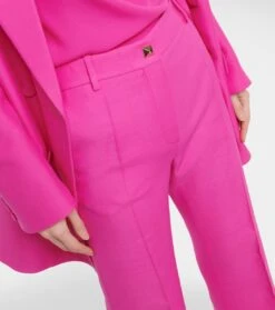 Valentino Schlaghose Aus Crêpe Couture -LORO PIANA Verkaufsgeschäft P00751640 d1