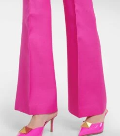 Valentino Schlaghose Aus Crêpe Couture -LORO PIANA Verkaufsgeschäft P00751640 d2