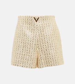 Valentino Shorts VGOLD Aus Jacquard