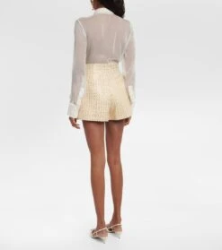 Valentino Shorts VGOLD Aus Jacquard -LORO PIANA Verkaufsgeschäft P00751698 b2