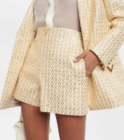 Valentino Shorts VGOLD Aus Jacquard -LORO PIANA Verkaufsgeschäft P00751698 d1