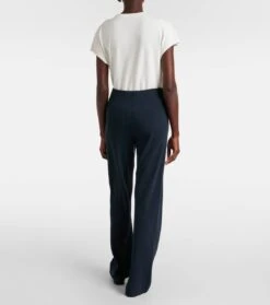 Vince High-Rise-Hose Aus Crêpe -LORO PIANA Verkaufsgeschäft P00751888 b2