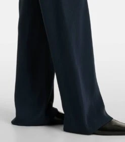 Vince High-Rise-Hose Aus Crêpe -LORO PIANA Verkaufsgeschäft P00751888 d2