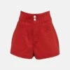 ALAIA High-Rise Shorts Aus Baumwolle
