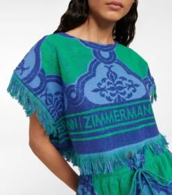 Zimmermann Cropped-Top Aus Baumwoll-Frottee -LORO PIANA Verkaufsgeschäft P00752694 d1