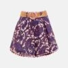 Zimmermann High-Rise Shorts Aus Leinen