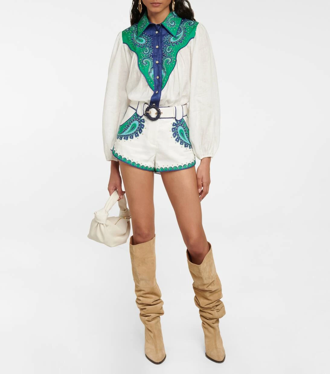 Zimmermann Bedruckte Shorts Aus Leinen 2 Zimmermann Bedruckte Shorts Aus Leinen – Bild 2