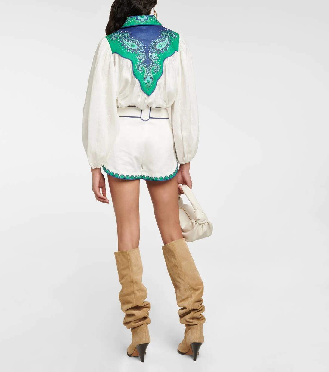 Zimmermann Bedruckte Shorts Aus Leinen 3 Zimmermann Bedruckte Shorts Aus Leinen – Bild 3