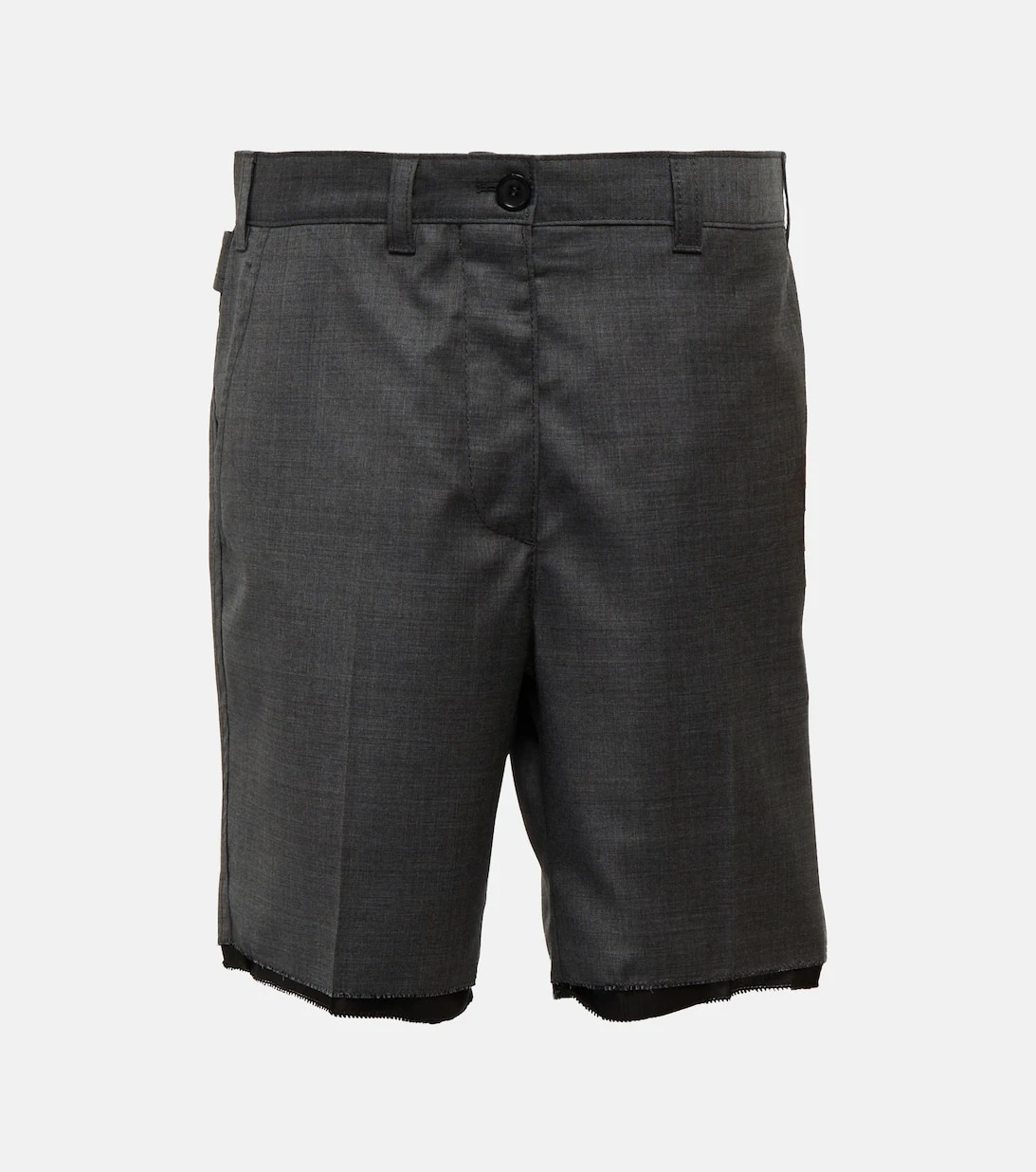 Miu Miu High-Rise Shorts Aus Wolle 1 Miu Miu High-Rise Shorts Aus Wolle