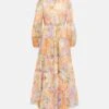 Zimmermann Midikleid Cira Aus Baumwolle