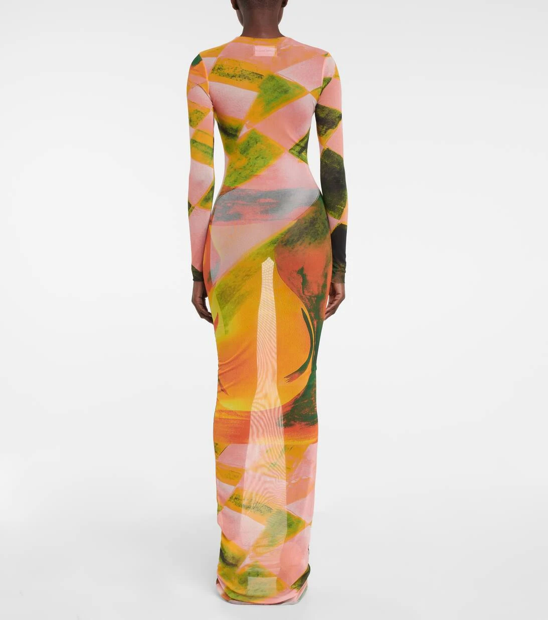 Bedrucktes Maxikleid High Tide Aus Mesh 3 Bedrucktes Maxikleid High Tide Aus Mesh – Bild 3