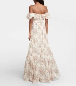 GIAMBATTISTA VALLI Maxikleid Aus Seiden-Georgette -LORO PIANA Verkaufsgeschäft P00753868 b2