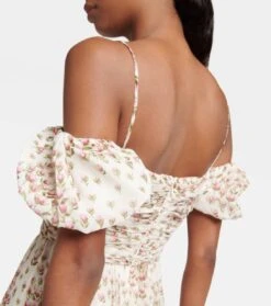 GIAMBATTISTA VALLI Maxikleid Aus Seiden-Georgette -LORO PIANA Verkaufsgeschäft P00753868 d3