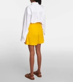 Shorts Fell Aus Leinen -LORO PIANA Verkaufsgeschäft P00754004 b2